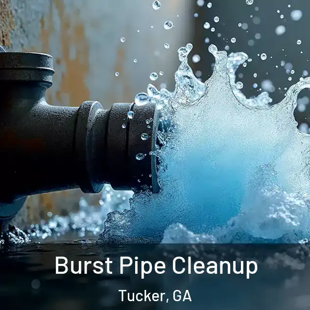  Burst Pipe Cleanup Tucker, GA