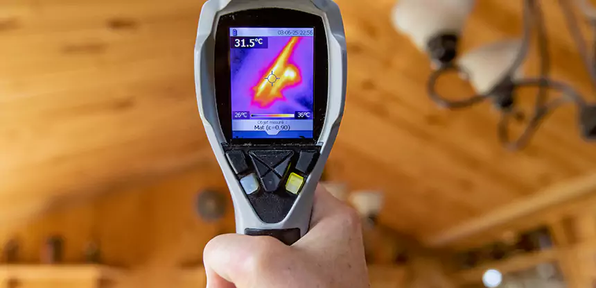 Infrared Camera Roof Leak Detection in Tucker