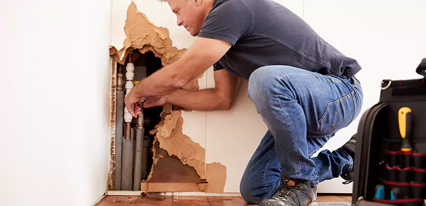 Broken Pipe Water Damage Repair in Tucker