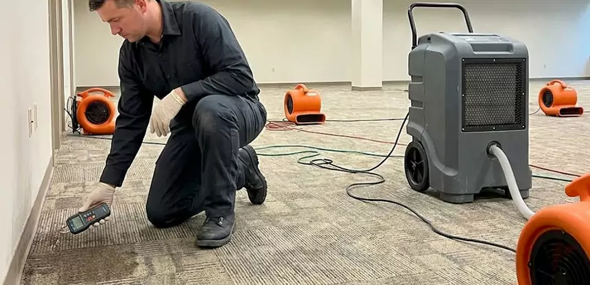 Drying Carpet Padding After Flood in Tucker